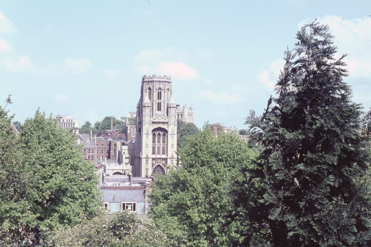 University of Bristol kampüsünden bir görünüm