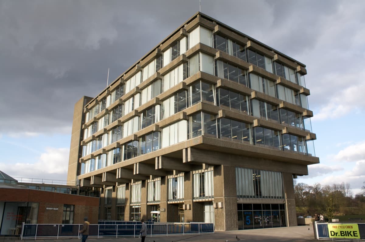 University of Essex kampüsünden bir görünüm