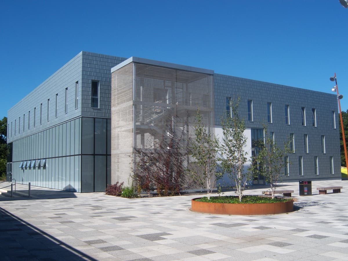 University of Kent kampüsünden bir görünüm