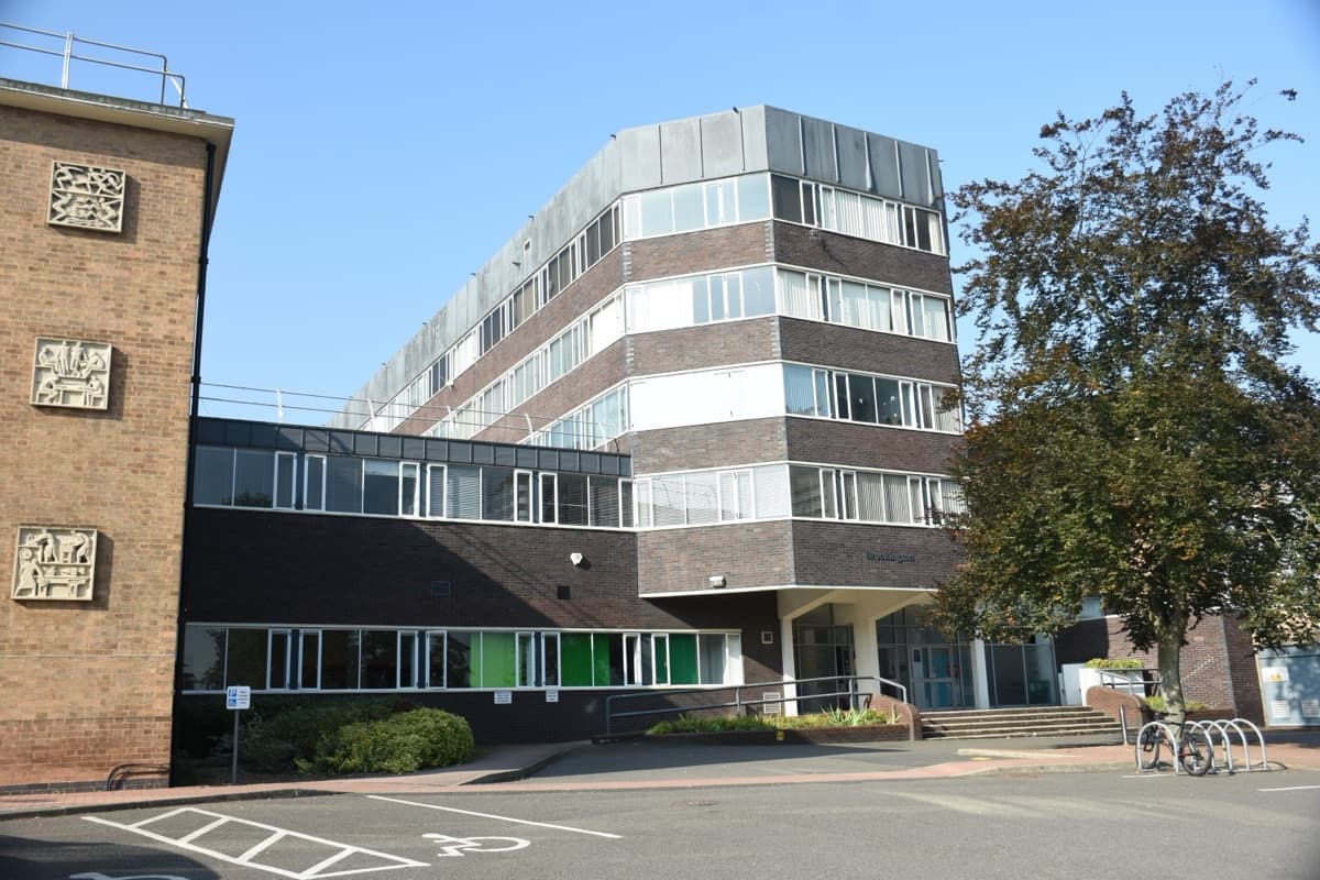 Loughborough University kampüsünden bir görünüm